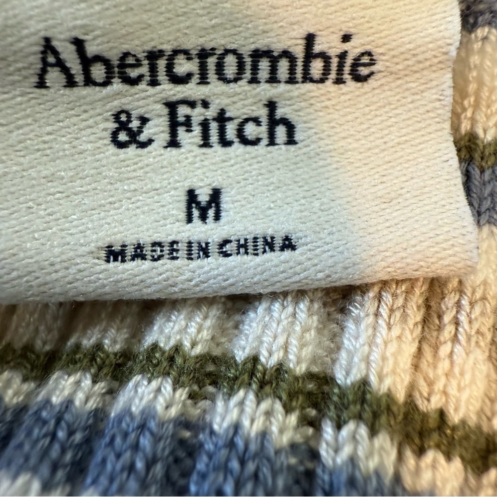 Abercrombie & Fitch Body con  Sweater Dress Women’s M, Stripe, open Back, slit - Picture 8 of 8